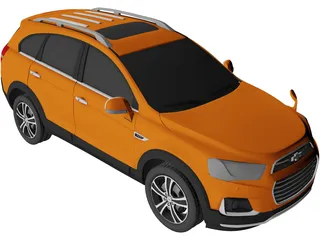 Chevrolet Captiva JP 3D Model preview