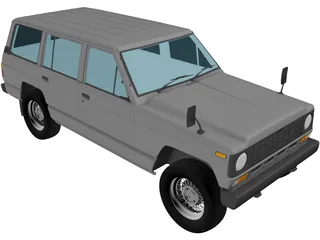 Nissan Safari 160 (1980) 3D Model preview