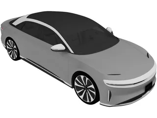 Lucid Air (2021) 3D Model preview