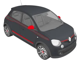Renault Twingo (2015) 3D Model preview