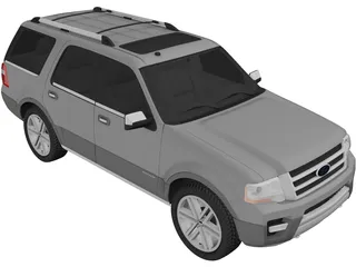 Ford Expedition (2015) 3D Model preview