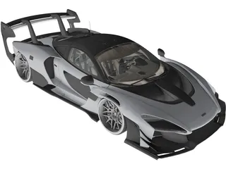 McLaren Senna GTR GP 3D Model preview
