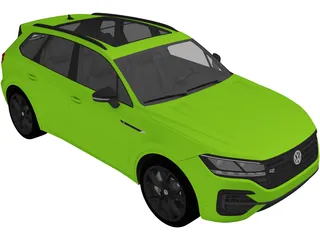 Volkswagen Touareg R (2021) 3D Model preview