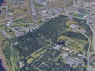 Reykjavik City, Iceland (2023) 3D Model preview