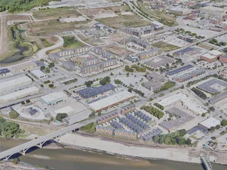 Des Moines City, IA, USA (2022) 3D Model preview