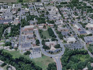 Dover City, DE, USA (2022) 3D Model preview