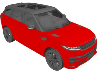 Land Rover Range Rover Sport (2023) 3D Model preview