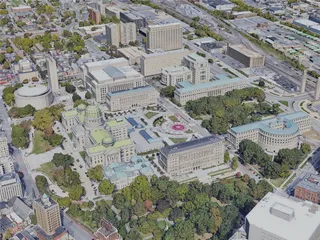 Harrisburg City, PA, USA (2022) 3D Model preview