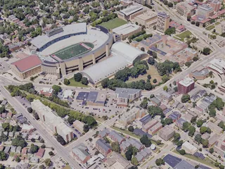 Madison City, WI, USA (2023) 3D Model preview