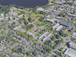 Olympia City, WA, USA (2023) 3D Model preview