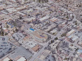 Santa Fe City, NM, USA (2023) 3D Model preview