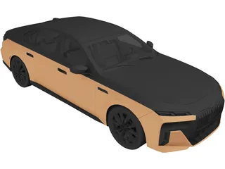 BMW i7 [M70] (2024) 3D Model preview