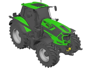 Deutz-Fahr Series 8 TTV 3D Model preview
