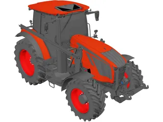 Zetor Crystal HD 3D Model preview