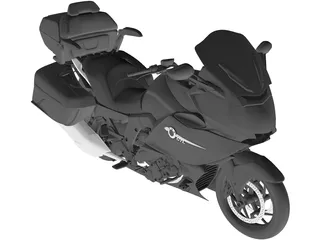 BMW K 1600 GT (2011) 3D Model preview