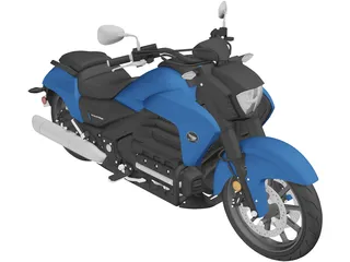 Honda Valkyrie GL1800C (2015) 3D Model preview