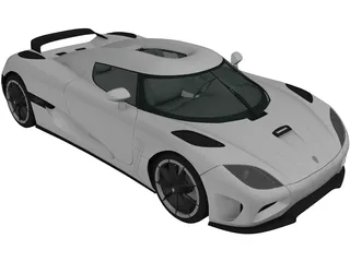 Koenigsegg Agera (2011) 3D Model preview