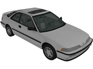 Acura Integra Coupe (1991) 3D Model preview