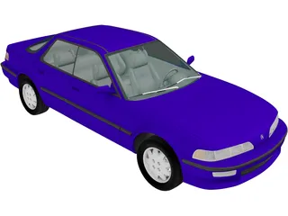 Acura Integra Sedan (1990) 3D Model preview