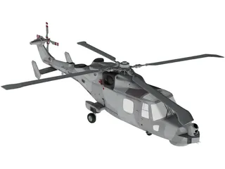 AgustaWestland AW159 Lynx Wildcat 3D Model preview