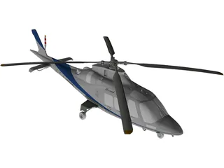 AgustaWestland AW109 GrandNew 3D Model preview