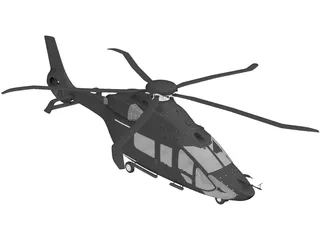 Airbus Helicopters H160 3D Model preview