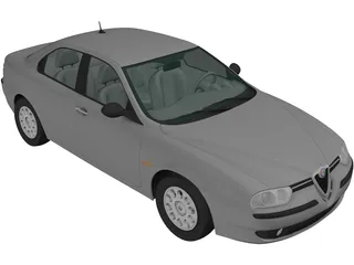 Alfa Romeo 156 (1997) 3D Model preview