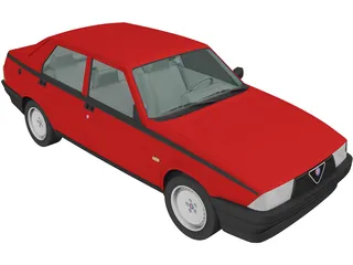 Alfa Romeo 75 (1985) 3D Model preview