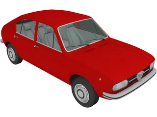 Alfa Romeo Alfasud (1972) 3D Model preview