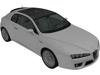 Alfa Romeo Brera (2011) 3D Model preview