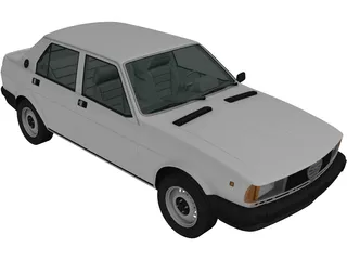 Alfa Romeo Giulietta 116 (1977) 3D Model preview