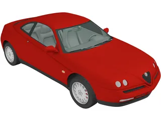 Alfa Romeo GTV (1995) 3D Model preview