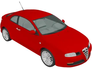 Alfa Romeo GT 937C (2004) 3D Model preview