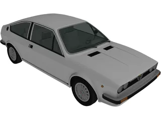 Alfa Romeo Sprint (1976) 3D Model preview