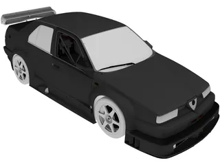 Alfa Romeo 155 V6 Ti (1993) 3D Model preview