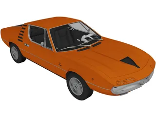 Alfa Romeo Montreal (1970) 3D Model preview