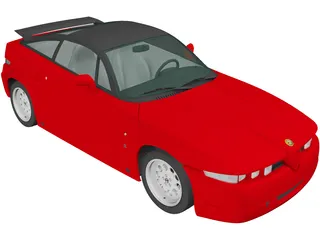 Alfa Romeo SZ (1989) 3D Model preview