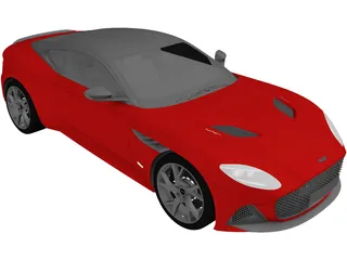 Aston Martin DBS Superleggera (2019) 3D Model preview