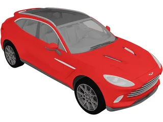 Aston Martin DBX (2021) 3D Model preview