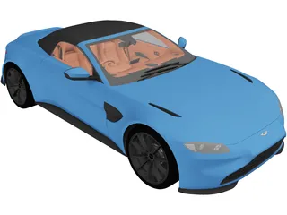 Aston Martin Vantage Roadster (2021) 3D Model preview