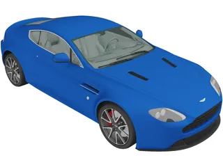 Aston Martin V8 Vantage S (2015) 3D Model preview