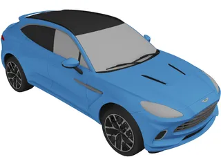 Aston Martin DBX (2022) 3D Model preview