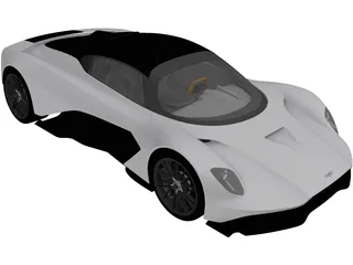 Aston Martin Valhalla (2020) 3D Model preview