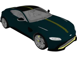 Aston Martin Vantage AMR (2020) 3D Model preview