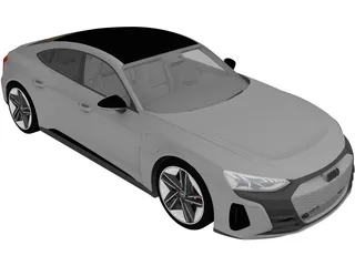 Audi RS e-tron GT (2022) 3D Model preview