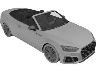 Audi S5 Cabrio (2020) 3D Model preview