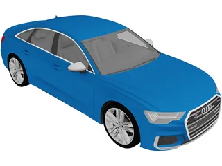 Audi S6 (2020) 3D Model preview