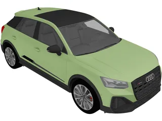 Audi SQ2 (2021) 3D Model preview