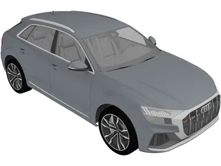 Audi SQ8 (2019) 3D Model preview