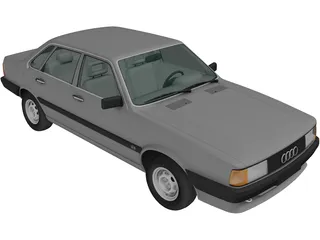 Audi 80 [B2] (1985) 3D Model preview